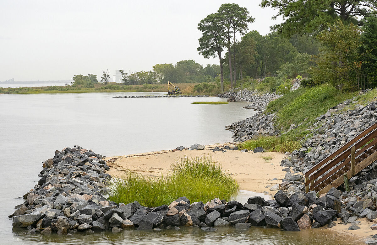 Shoreline project along Nansemond River, VA
